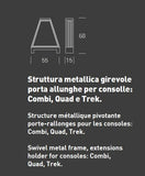 EXTENSO struttura metallica porta allunghe by ALTACOM