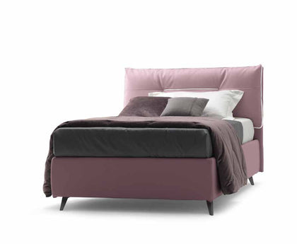 Letto semplice e contenitore imbottito KISS Singolo e Una piazza e mezza by GOLF Colombini Casa