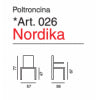 NORDIKA Poltrona art. 026